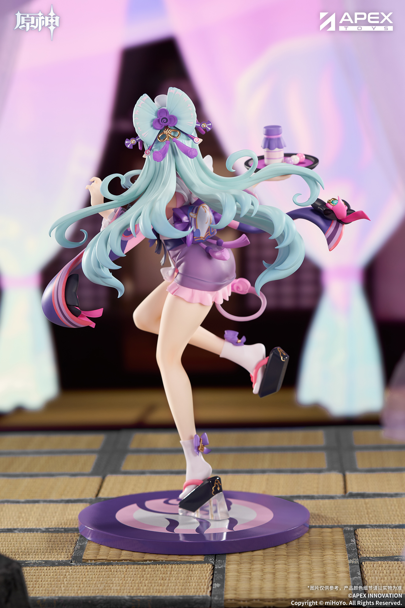 ミッドナイトブルー　原神　スリーブ　プレイマット　夢見月瑞希 原神】APEX「夢見月瑞希」フィギュア 彩色原型公開、4月2日頃