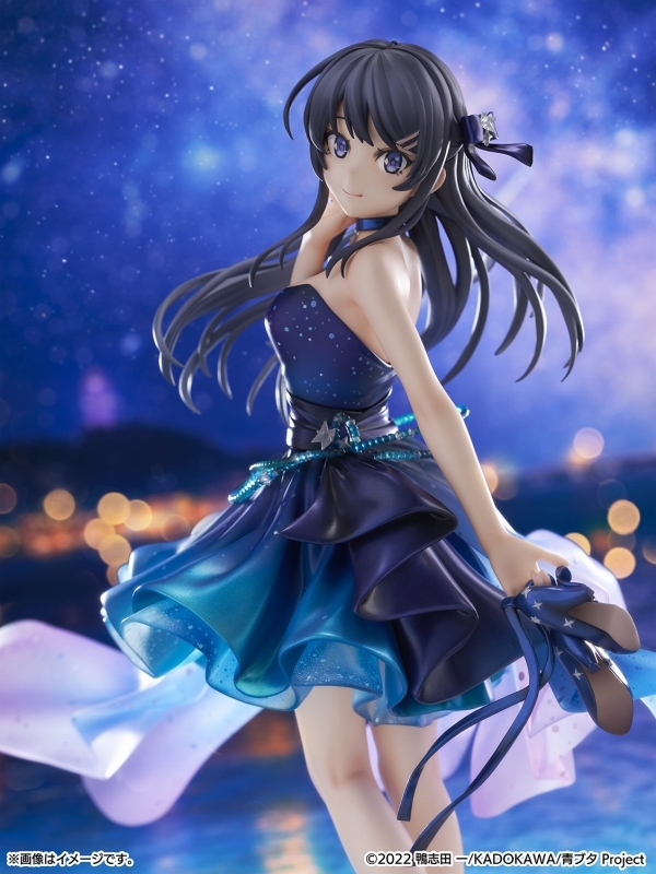 406, セイバー/アストルフォ　桜島麻衣　アルベド　ナナチ　初音ミク　黒猫 青ブタシリーズ】CyberZ「桜島麻衣 -Starry Dress Ver