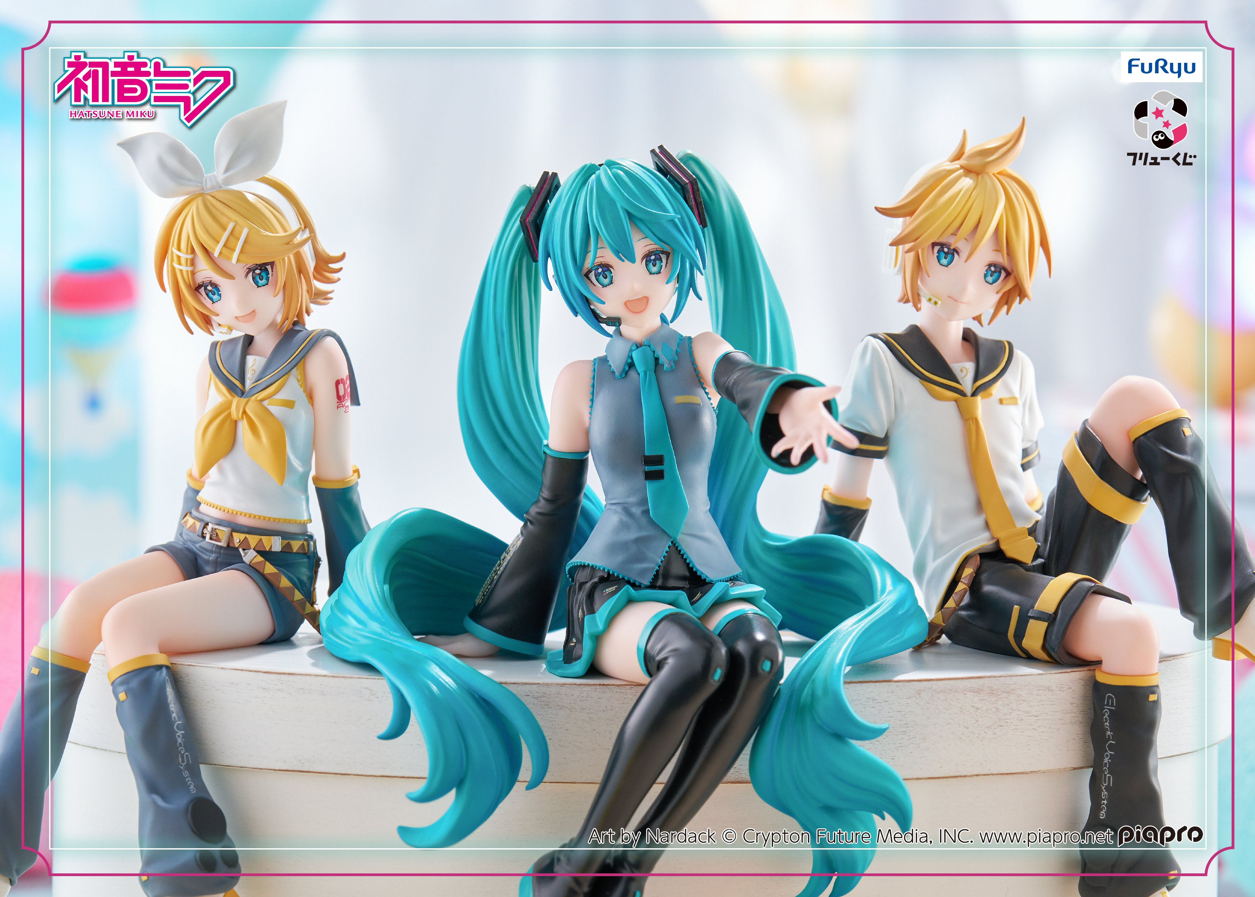 初音ミク ぬーどるストッパーフィギュア 全３種SET 初音ミク】フリューくじ「初音ミク ぬーどるストッパー