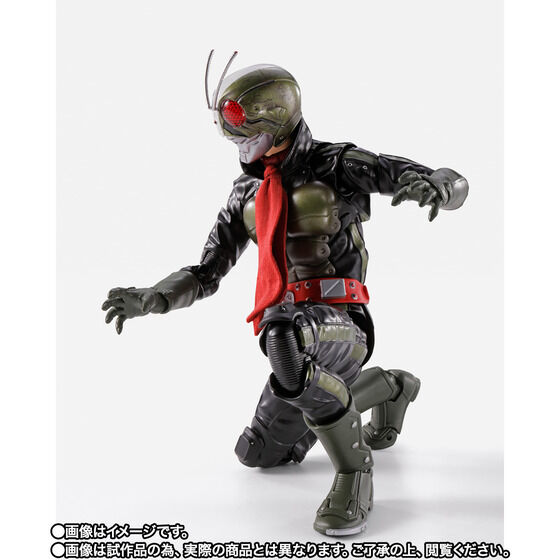 BANDAI - 仮面ライダー２号（佐々木剛）★圧倒的な造形美に超可動なフィギュア★新2号タイプ 仮面ライダー THE NEXT】S.H.Figuarts真骨彫「仮面ライダー2号
