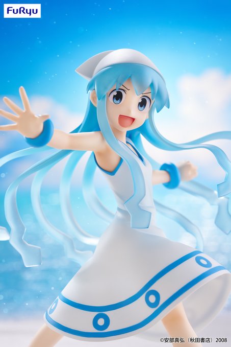 プチぷりちぃー　侵略!イカ娘 超DX限定版　ゆらゆらソーラーフィギュア　B賞 プチぷりちぃーフィギュアシリーズ 侵略！イカ娘 イカ娘 超DX