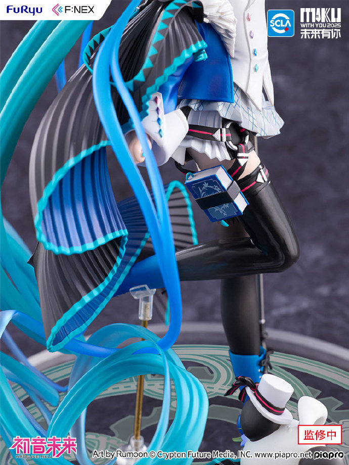 仙氣飄逸！F:NEX《初音未來》「MIKU WITH YOU 2025」主題模型上色原型